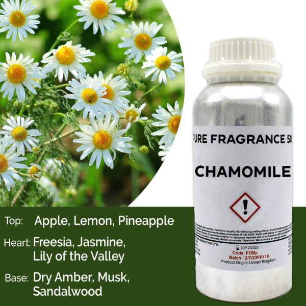 Huile parfumée pure de camomille - 500 ml- Vendu par 1