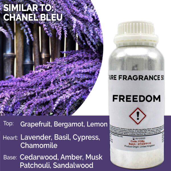 Huile parfumée pure Liberté - 500 ml- Vendu par 1