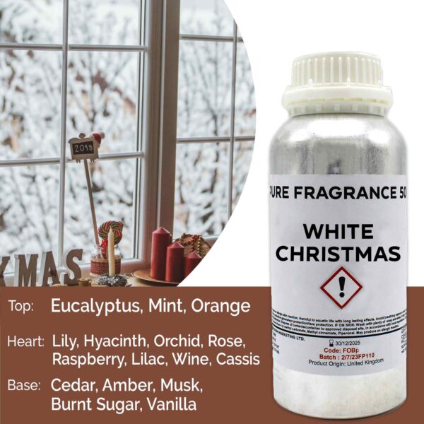 Huile Parfumée Pure Noël Blanc - 500 ml- Vendu par 1