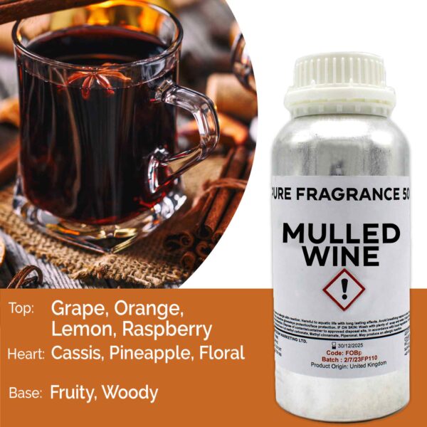 Huile parfumée pure au vin chaud - 500 ml- Vendu par 1