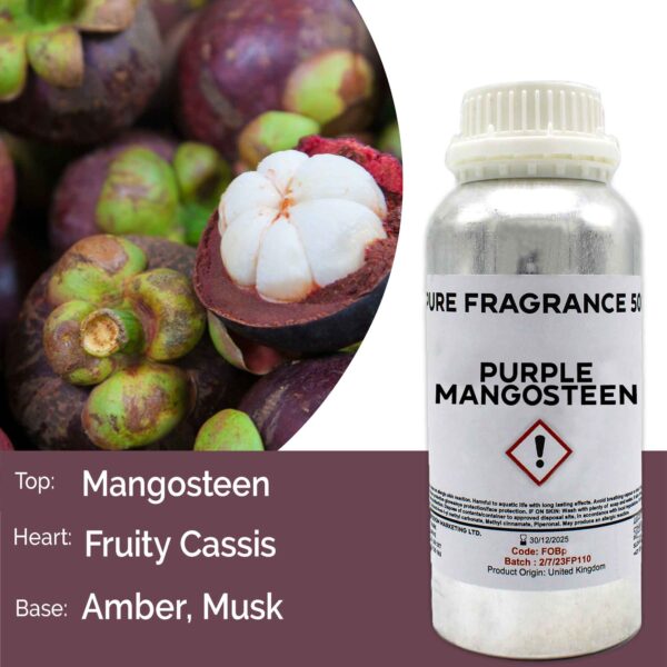 Huile parfumée pure de violette de mangoustan - 500 ml- Vendu par 1