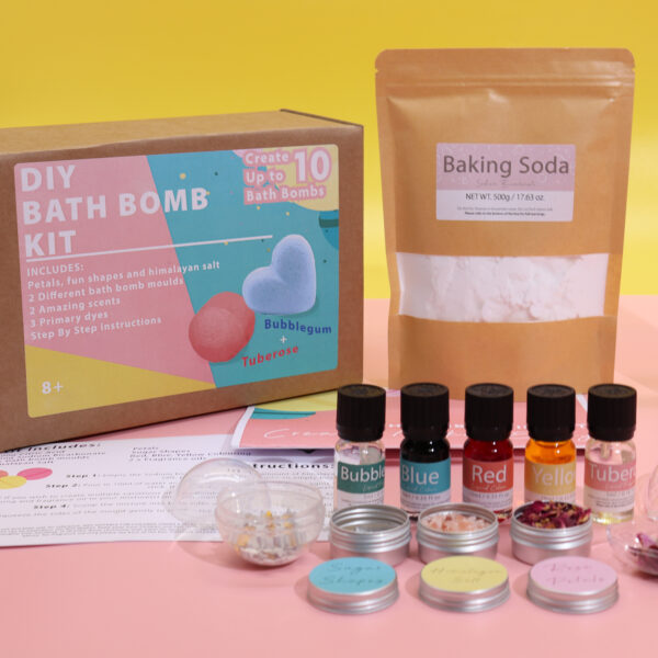 Kit de bombes de bain - Rose et Bubblegum- Vendu par 1 – Image 3