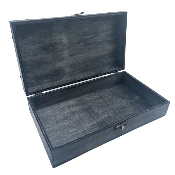 Boîte à Thé / Cadeau / Panier - Gris- Vendu par 1 – Image 2