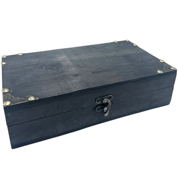 Boîte à Thé / Cadeau / Panier - Gris- Vendu par 1