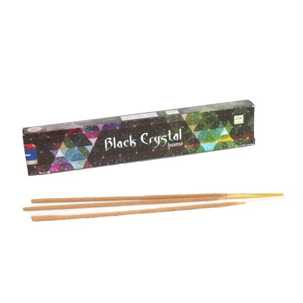 Encens Satya Cristal Noir - 15 grammes- Vendu par 1