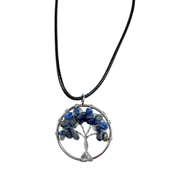Pendentif Arbre de Vie - Sodalite- Vendu par 1