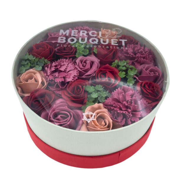 Boîte Ronde - Roses Vintage- Vendu par 1