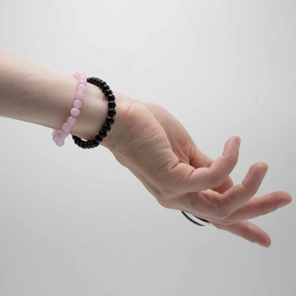 Bracelet de manifestation de pierres précieuses - Peau de Lépard - Courage- Vendu par 1 – Image 4