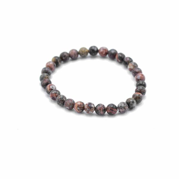 Bracelet de manifestation de pierres précieuses - Peau de Lépard - Courage- Vendu par 1