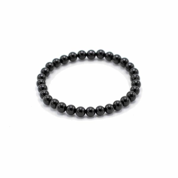 Bracelet de manifestation de pierres précieuses - Agate noire - Protection- Vendu par 1