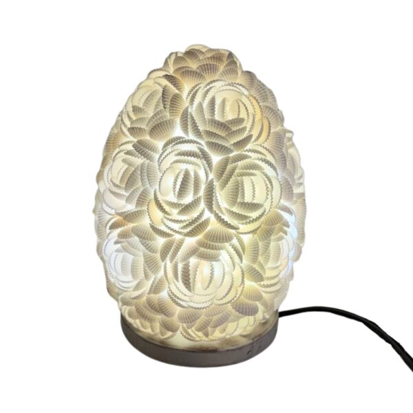 Lampe Coquillage Boho - Rose Ovale - 15 cm- Vendu par 1 – Image 3