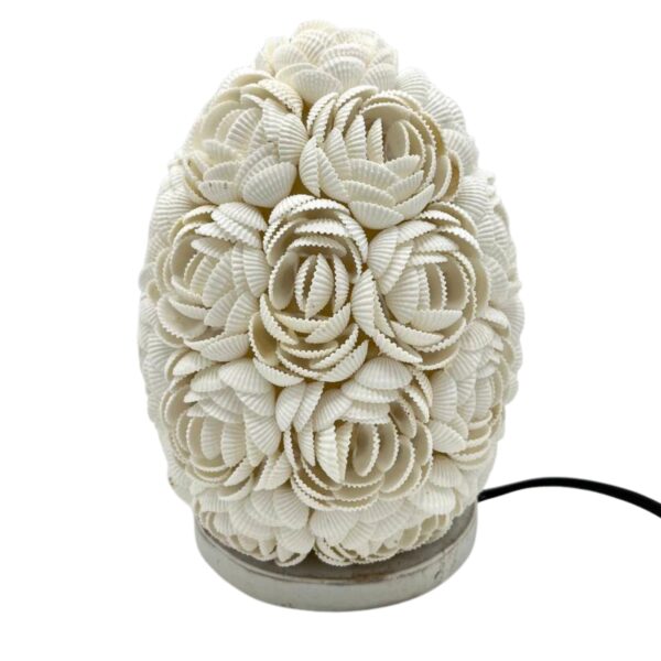 Lampe Coquillage Boho - Rose Ovale - 15 cm- Vendu par 1 – Image 2