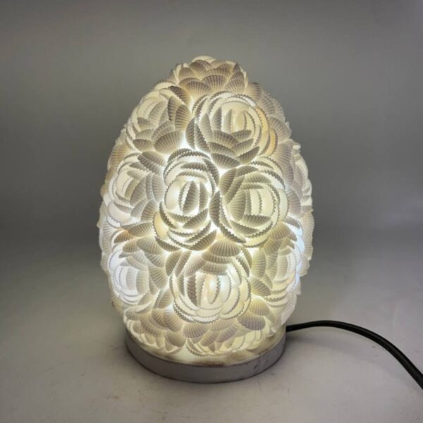Lampe Coquillage Boho - Rose Ovale - 15 cm- Vendu par 1 – Image 4