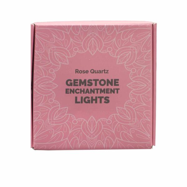 Lumières denchantement de pierres précieuses - Quartz rose- Vendu par 1 – Image 2