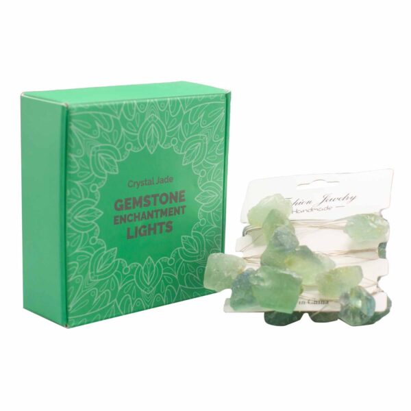 Lumières denchantement de pierres précieuses - Jade cristallin- Vendu par 1