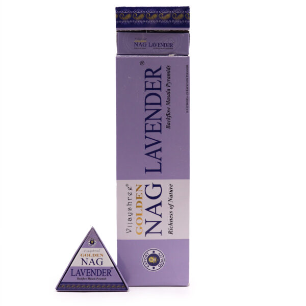 42g Jumbo Golden Nag - Cônes d'encens à reflux de lavande- Vendu par 1