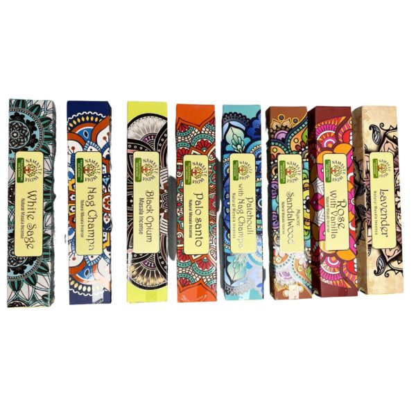 Encens Namaste Mandala Masala - Patchouli Au Nag Champa- Vendu par 1 – Image 3