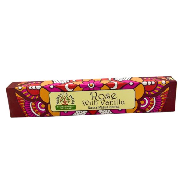Encens Namaste Mandala Masala - Rose à la vanille- Vendu par 1 – Image 4
