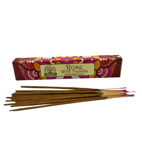 Encens Namaste Mandala Masala - Rose à la vanille- Vendu par 1 – Image 2