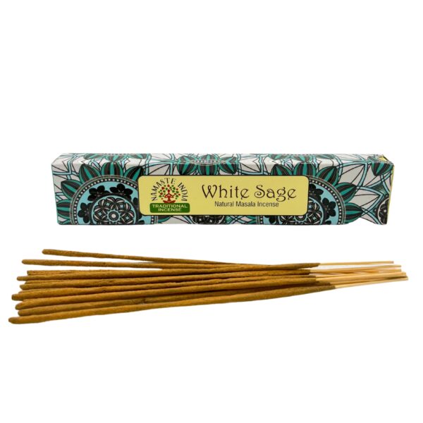 Encens Namaste Mandala Masala - Sauge Blanche- Vendu par 1 – Image 2