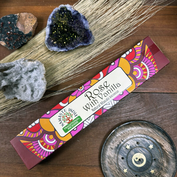 Encens Namaste Mandala Masala - Rose à la vanille- Vendu par 1