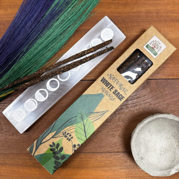 Encens Botanique Naturel Masala - Sauge Blanche- Vendu par 1