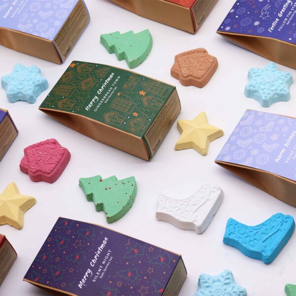 Suivez le coffret cadeau de bombes de bain Star Christmas- Vendu par 1 – Image 2