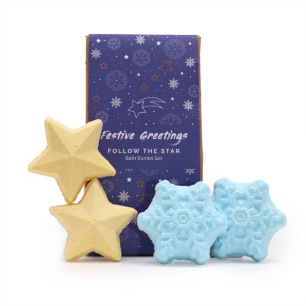 Suivez le coffret cadeau de bombes de bain Star Christmas- Vendu par 1
