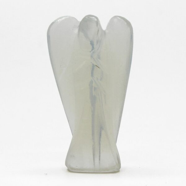 Ange en pierre précieuse sculptée à la main - Opalite- Vendu par 1