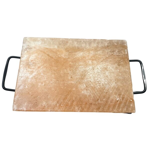 Plaque de cuisson BBQ au sel de l'Himalaya - 30x20x5cm- Vendu par 1 – Image 2