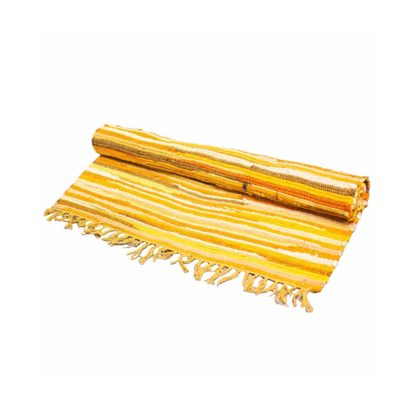 Petit Tapis Rag - 50x90cm - qualité premium - Oranges du lever du soleil- Vendu par 1