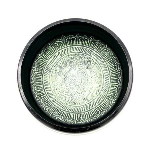 Bol Chantant Poudre de Terre - Mandala Bouddha - 16 cm- Vendu par 1 – Image 2