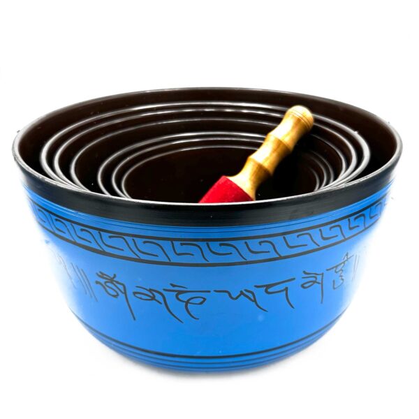 Grand ensemble chakra de sept bols chantants (19,5-35 cm)- Vendu par 1 – Image 3
