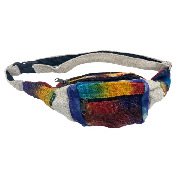 Sac banane en chanvre tiedye- Vendu par 1