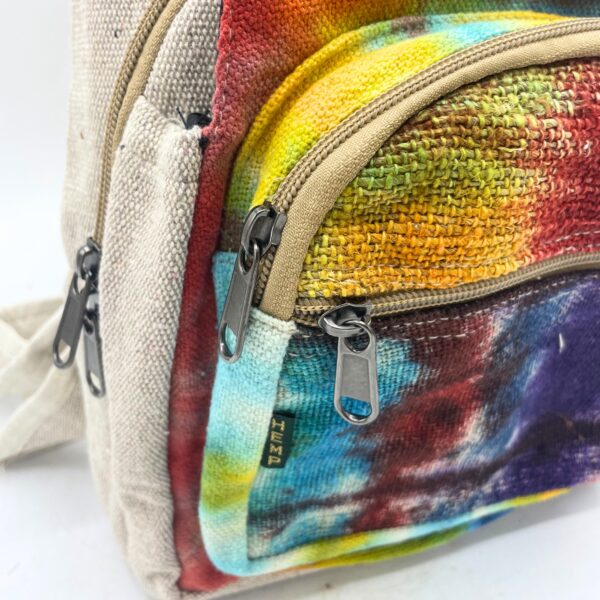 Sac à bandoulière en chanvre Tiedye- Vendu par 1 – Image 3