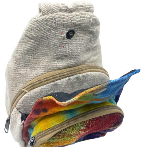 Sac à bandoulière en chanvre Tiedye- Vendu par 1 – Image 4