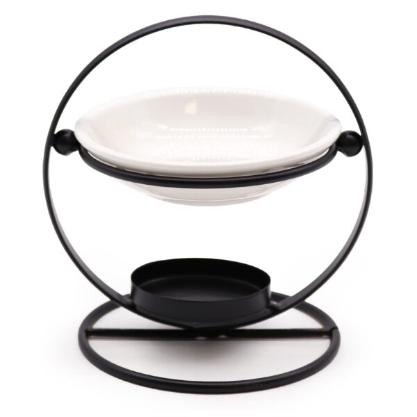 Support rond en céramique et métal- Vendu par 1