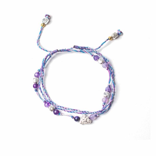 Bracelet Cordon Temple - Protection & Fortune- Vendu par 1