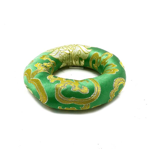 Coussin cerceau 10 cm (pour bol chantant 12-14 cm) - Vert- Vendu par 1