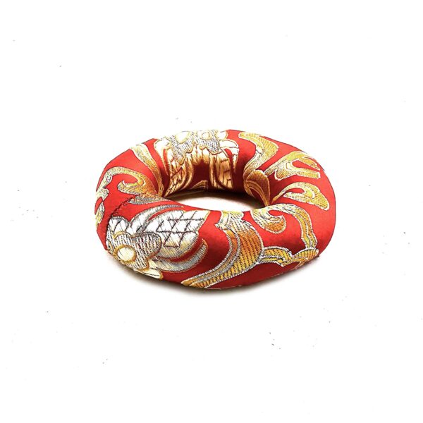Coussin Cerceau 8 cm (pour bol chantant 10-12 cm) - Rouge- Vendu par 1 – Image 2