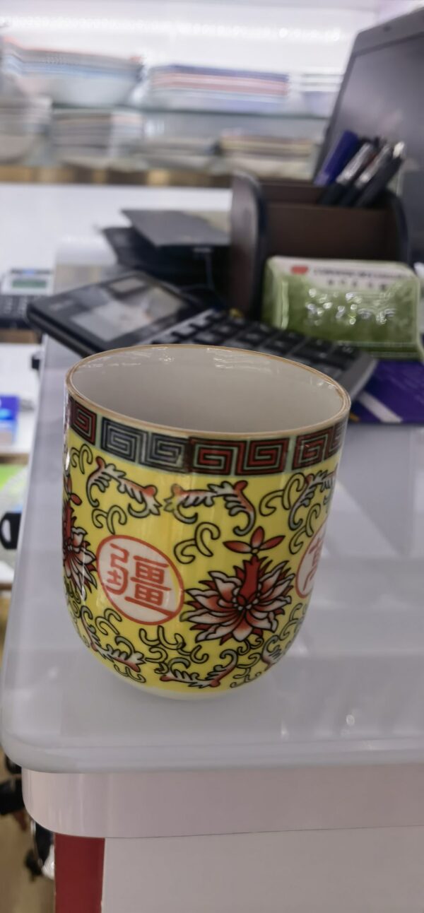 Tasses à Tisane - Design Oriental Longue Vie- Vendu par 6 – Image 2