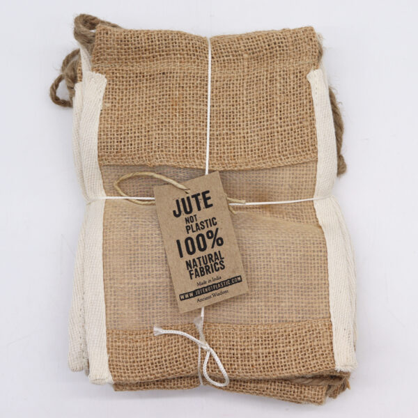 Pochette en Jute Lavée Med - 21x15cm- Vendu par 1 – Image 4