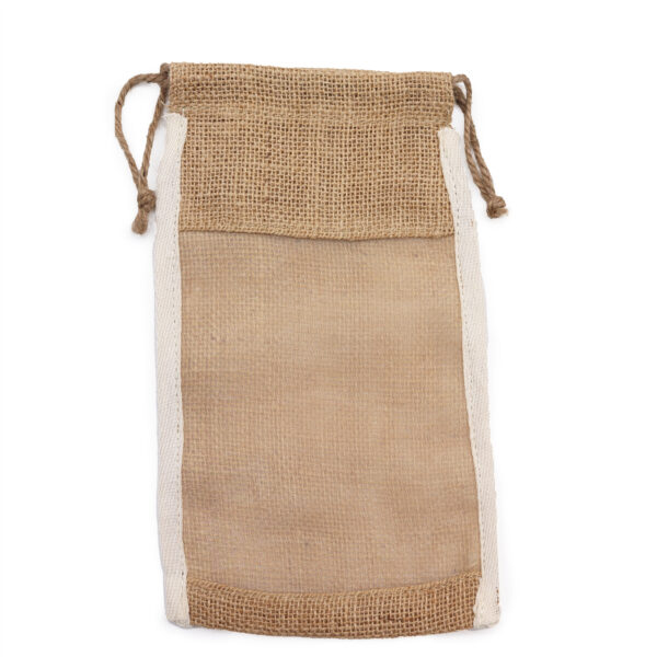 Pochette en Jute Lavée Grande - 26x15cm- Vendu par 1 – Image 2