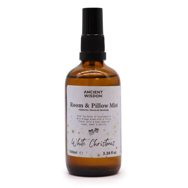 Spray d'ambiance et d'oreiller de Noël blanc 100 ml- Vendu par 1