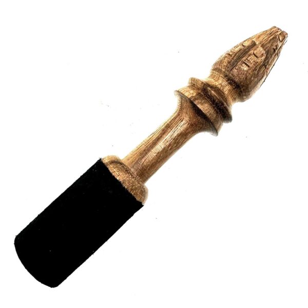 Bâton en bois - 14 cm - Sculpture Namaste- Vendu par 1