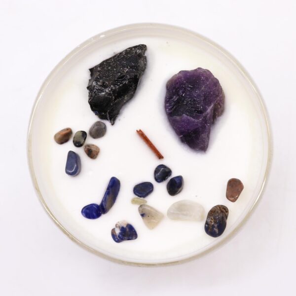 Bougies en cristal Chakra - Chakra du plexus solaire- Vendu par 1 – Image 2