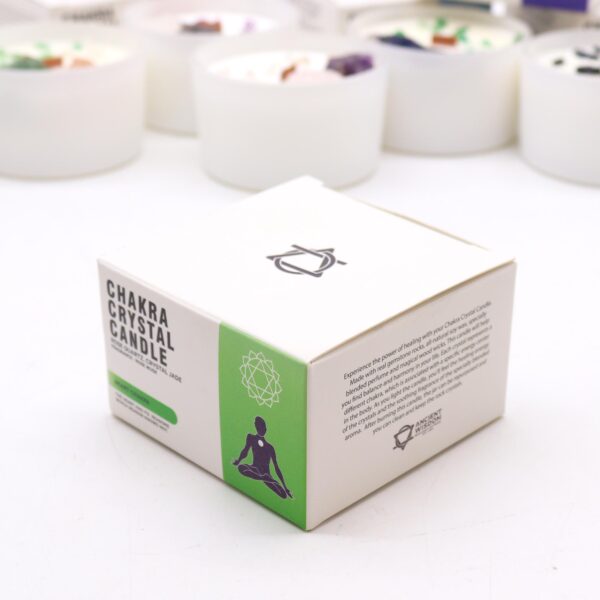 Bougies en cristal Chakra - Chakra du cur- Vendu par 1 – Image 3