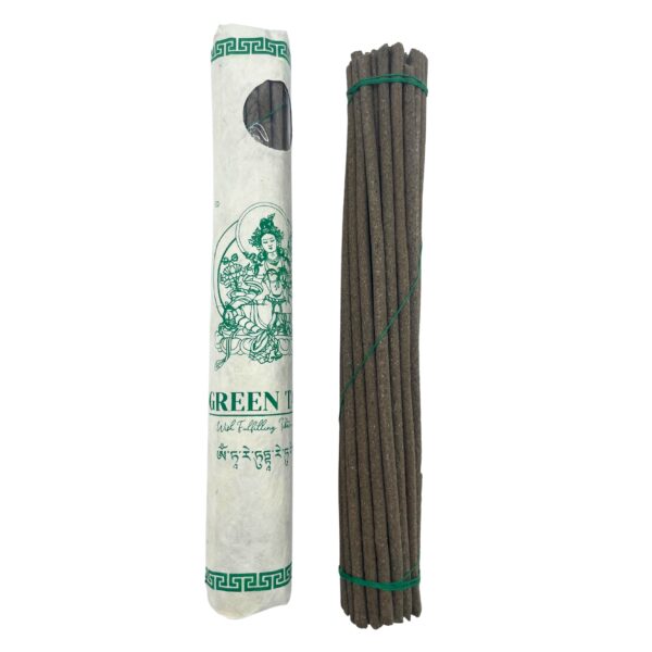 Paquet roulé de 30 encens tibétains premium - Tara Verte- Vendu par 1