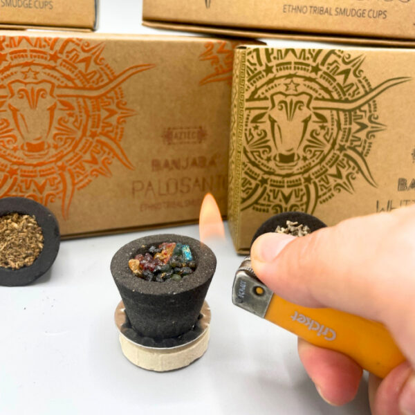 Coupes en résine Banjara - Encens- Vendu par 1 – Image 2