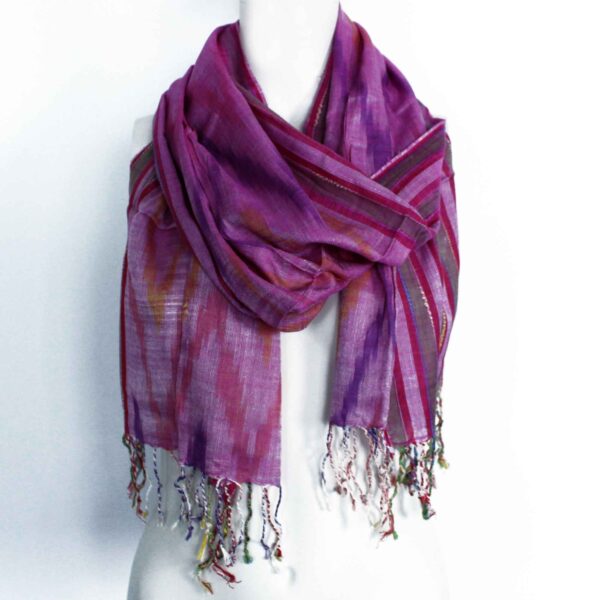 Foulards Boho Indiens - 50x180cm - Bleus Aléatoires- Vendu par 1 – Image 3